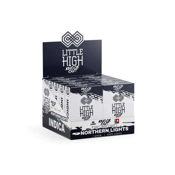 Little High TKO Carts – Northern Lights | HHC + HHCO + HHCP | 1g Indica Vape Cartridge